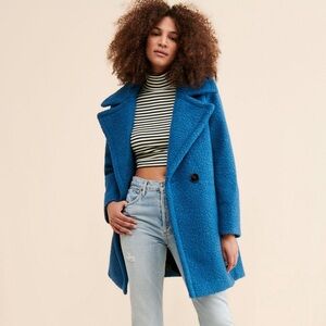 NVLT Anthropologie Emilia Fuzzy Overcoat
